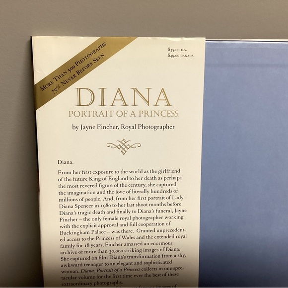 🟣 Diana - Portrait Of A Princess by Jayne Fincher, Royal Photographer - Awesome - Picture 5 of 16